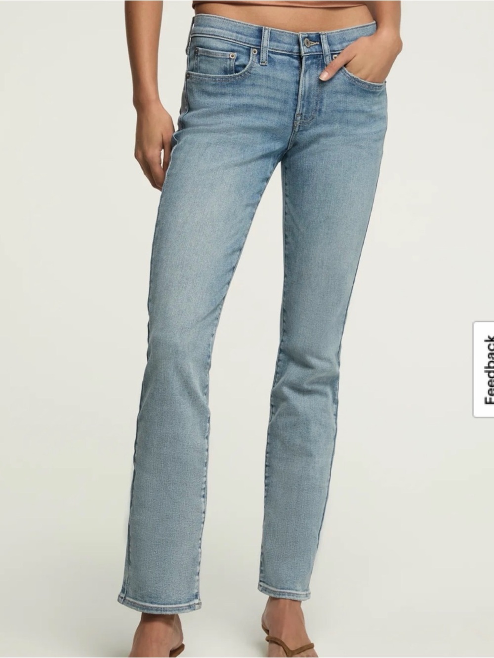 Lucky Brand Women’s Light Wash Straight Leg Jeans